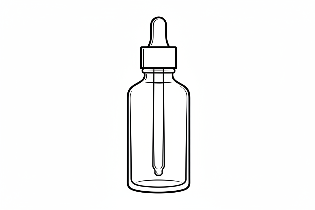 change the jar to cosmetics glass dropper bottle