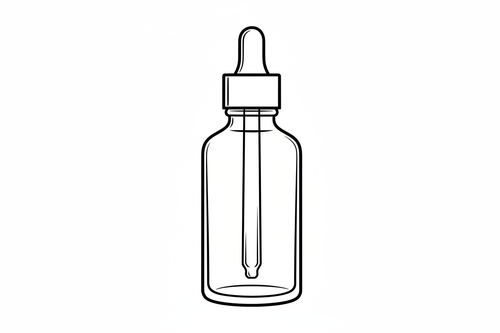 change the jar to cosmetics glass dropper bottle